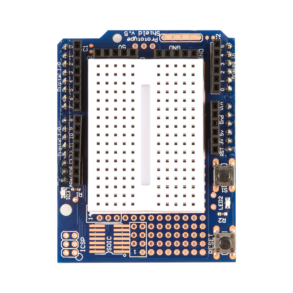 Плата расширения для Arduino UNO с макетной платой на 170 точек